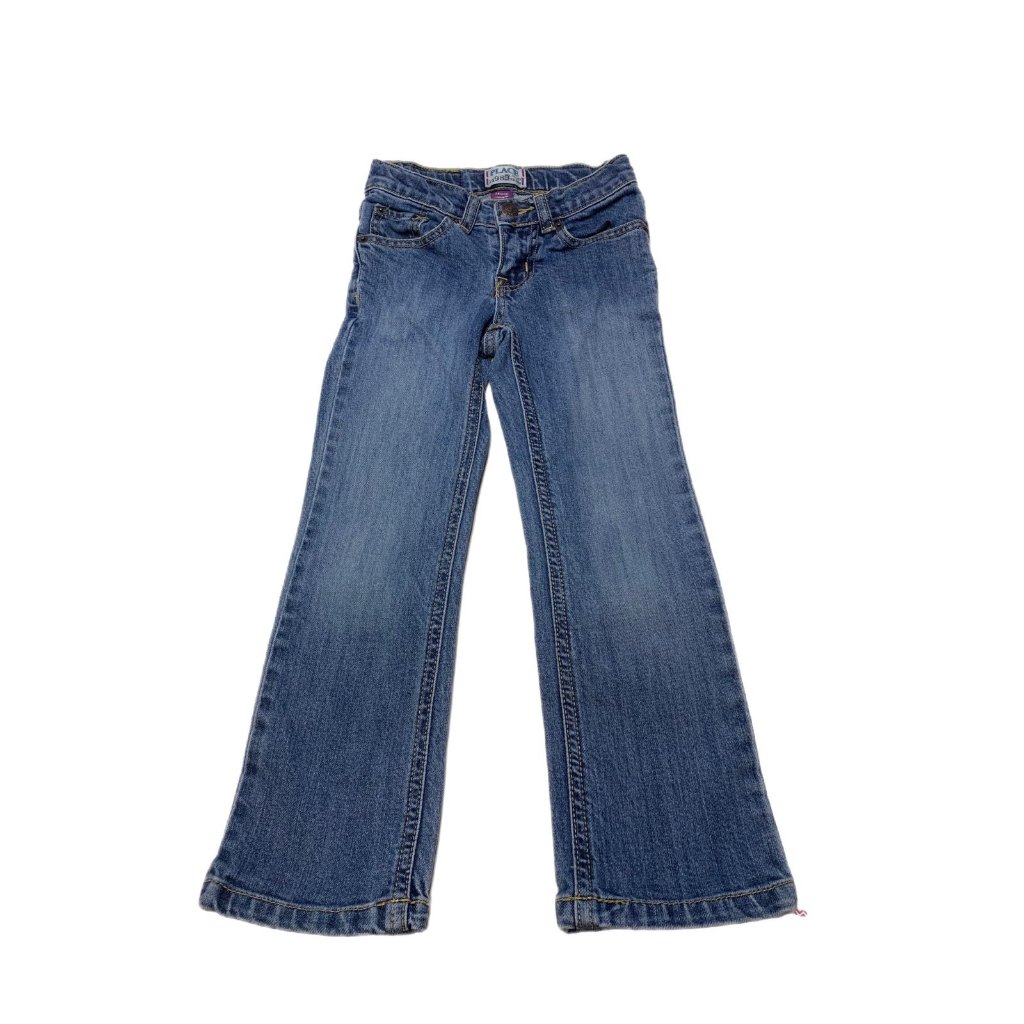 Childrens Place Girls Skinny Straight Strech Denim Blue Jeans Size 5